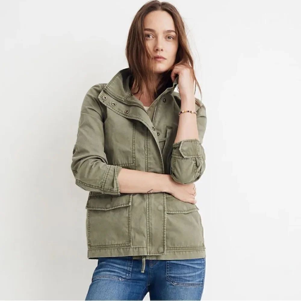 MADEWELL Passage Jacket Desert Olive Green Women’s Size XS